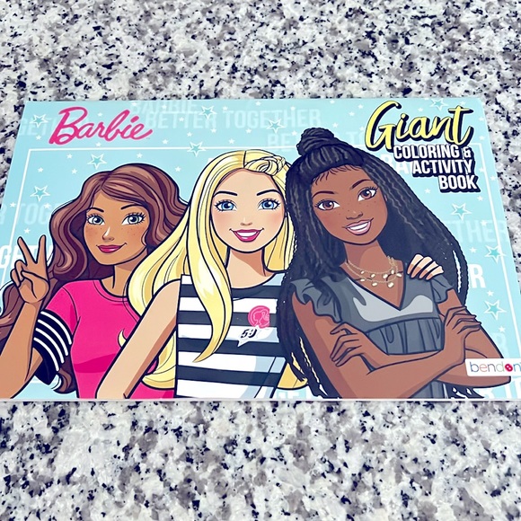 Barbie Other Barbie Giant Coloring Book Poshmark